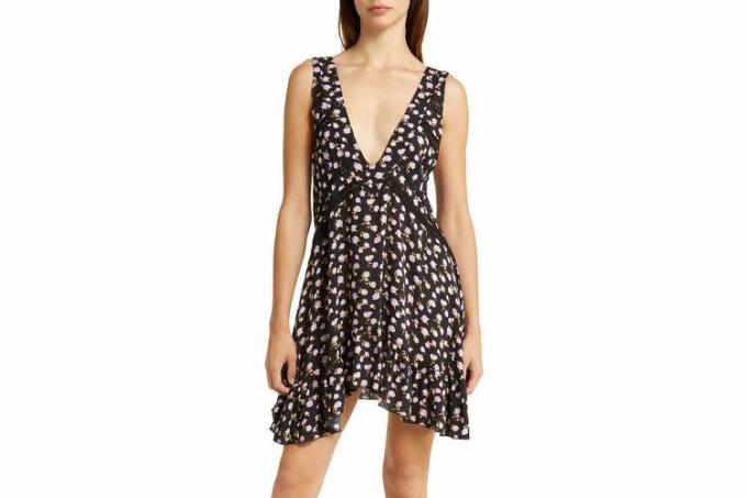 Miniobleka Nordstrom Free People Let It Happen z globokim izrezom